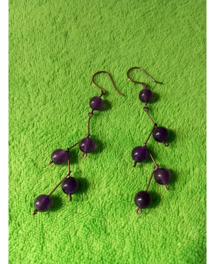 Orecchini terapeutici 'Enchanted Amethyst'