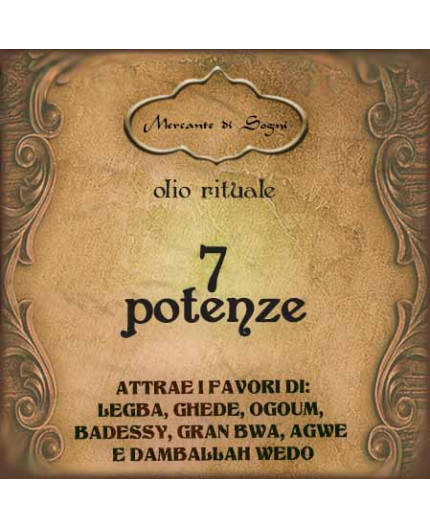 Sette potenze | Olio rituale