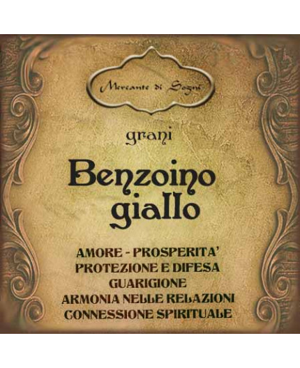 Benzoino giallo | Resina in grani