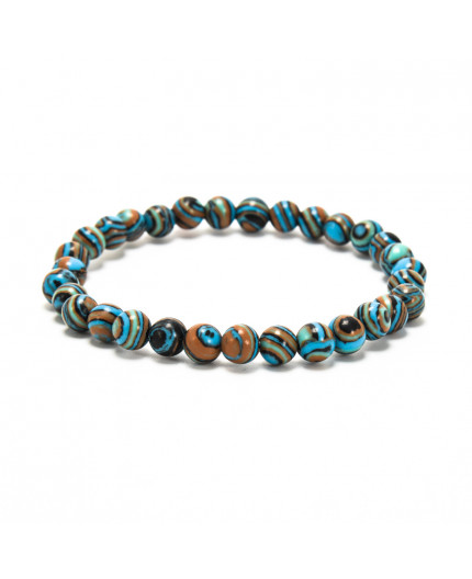 Bracciale di Diaspro Picasso blu