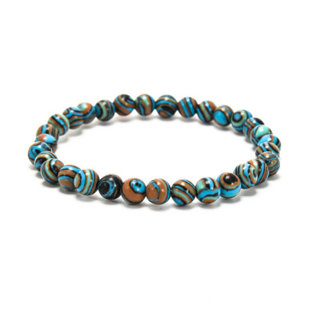 Bracciale di Diaspro Picasso blu