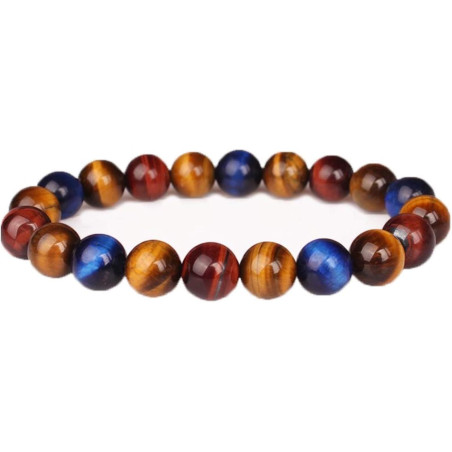 Bracciale di Occhio di Tigre tricolore