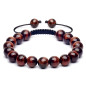 Bracciale di Occhio di Tigre Rosso Bracciale di Occhio di Tigre Rosso