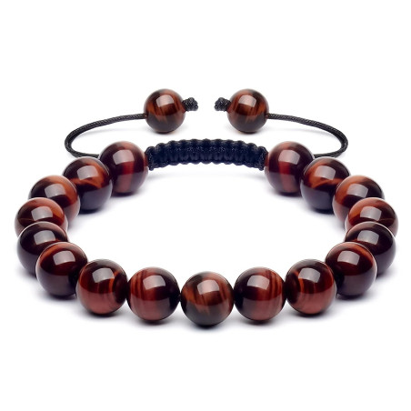 Bracciale di Occhio di Tigre Rosso