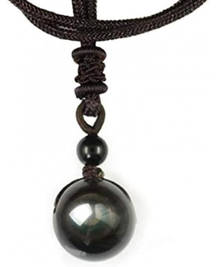 Ciondolo di Ossidiana Iridescente