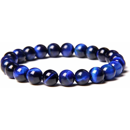 Bracciale di Occhio di Tigre blu