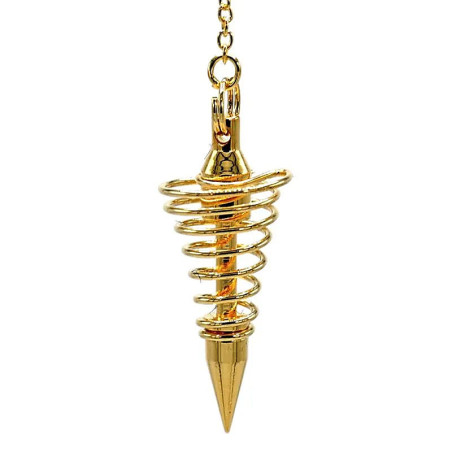 Pendolo in Ottone Dorato