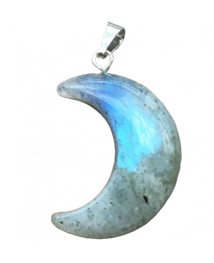 Ciondolo Mezzaluna di Labradorite