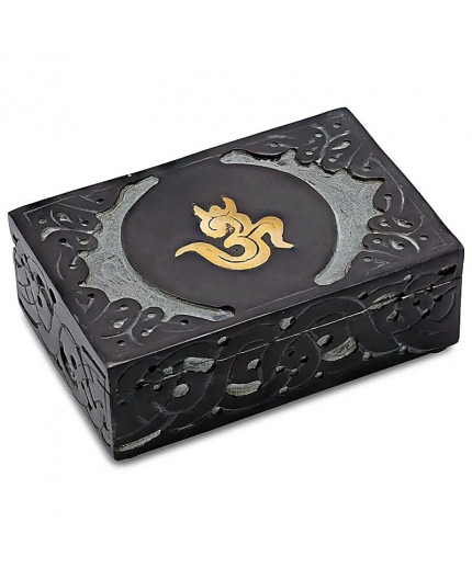 Scatola per tarocchi Ohm in pietra ollare