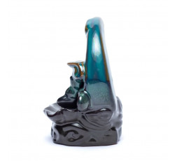 Brucia incenso a fontana Luna