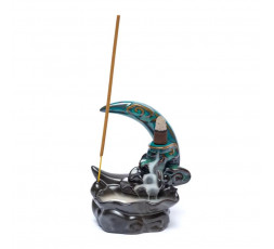 Brucia incenso a fontana Luna