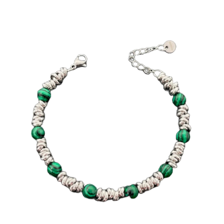 Braccialetto in Malachite | Mystic Veil