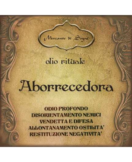 Aborrecedora | Olio rituale
