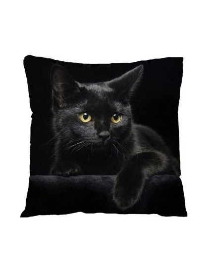 Cuscino Gatto Nero | cm 45 x 45