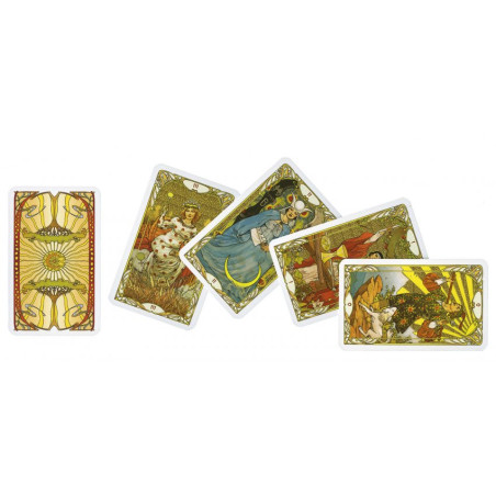 Mini Tarocchi Art Nouveau Golden