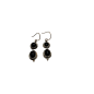 Orecchini Argento 925 | Tormalina nera