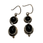 Orecchini Argento 925 | Tormalina nera
