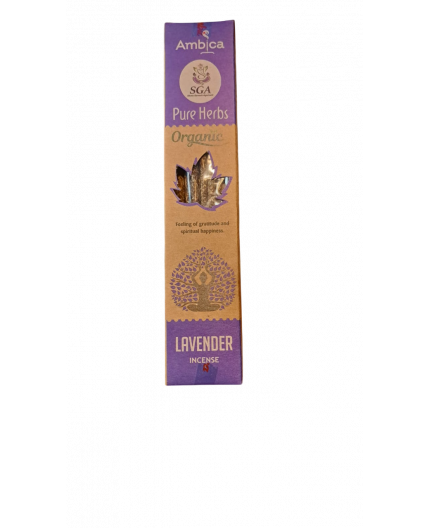 Incenso Pure Herbs Organic Ambica SGA | Lavanda
