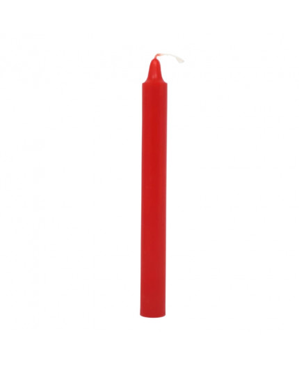 Candela rossa | 18 cm