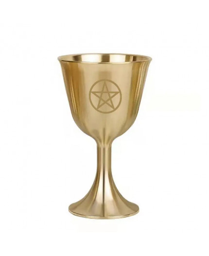 Calice Rituale con Pentacolo, Ottone