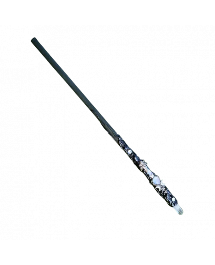 Bacchetta con Quarzo Ialino e Lune