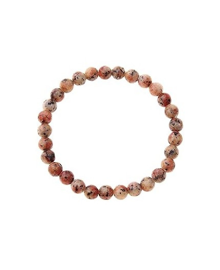 Bracciale con Diaspro rosa puntinato