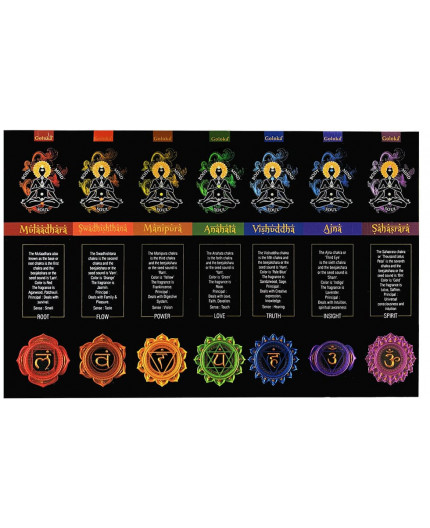 Cofanetto incensi Goloka | 7 Chakra