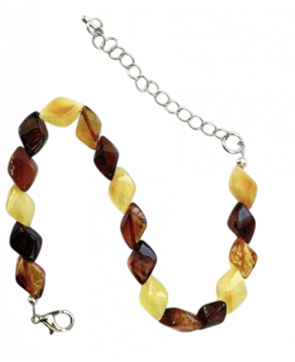 Bracciale Torchon in Ambra Baltica