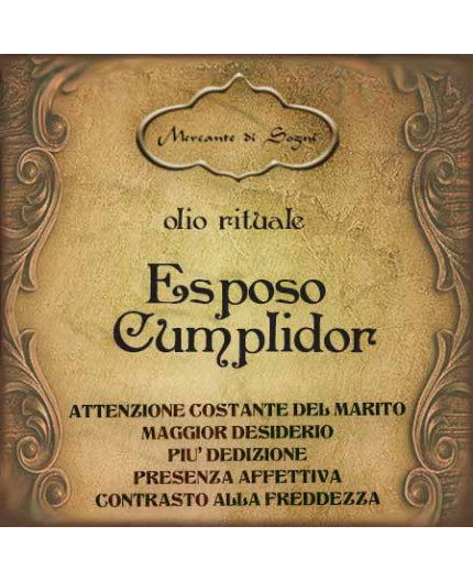 Esposo Cumplidor | Olio rituale