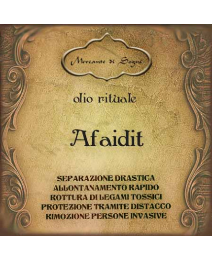 Afaidit | Olio rituale