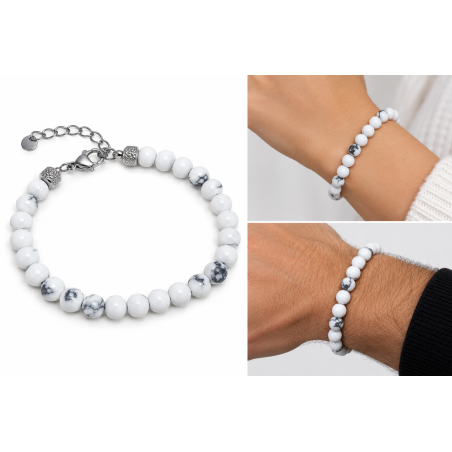 Bracciale in Howlite