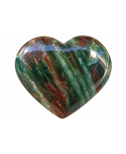 Cuore di Avventurina Rosso-Verde