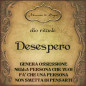 Desespero | Olio rituale Desespero | Olio rituale