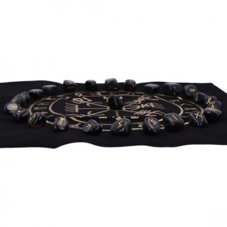 Rune Elder Futhark Divination Stone Kit