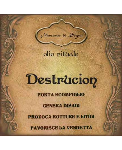 Destrucion | Olio rituale