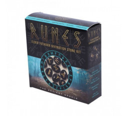 Rune Elder Futhark Divination Stone Kit