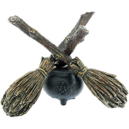Porta sfera con manico di scopa 17 cm