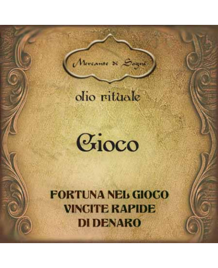 Gioco | Olio rituale
