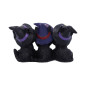 Three Wise Black Cats 11,5 cm Three Wise Black Cats 11,5 cm