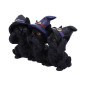 Three Wise Black Cats 11,5 cm Three Wise Black Cats 11,5 cm