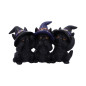 Three Wise Black Cats 11,5 cm Three Wise Black Cats 11,5 cm