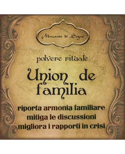Union de Familia | Polvere rituale