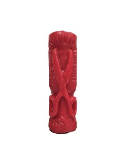 Forbici rosse | Candela rituale