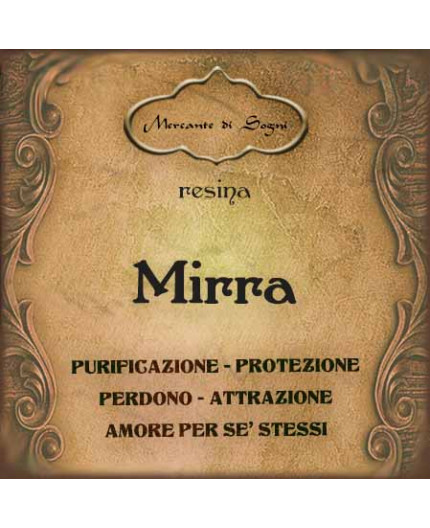Mirra | Resina in grani Mirra | Resina in grani