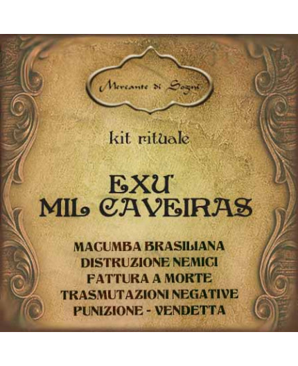 Exù - Mil Caveiras | Kit rituale di Punizione