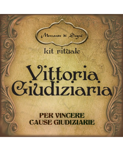 Vittoria Giudiziaria | Kit rituale con istruzioni
