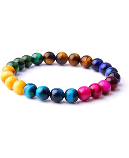 Bracciale di Occhio di tigre multicolor
