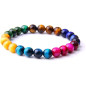 Bracciale di Occhio di tigre multicolor